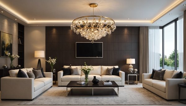 Décorez votre salon avec des lustres modernes élégants